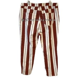 F21+ Striped Jeans
